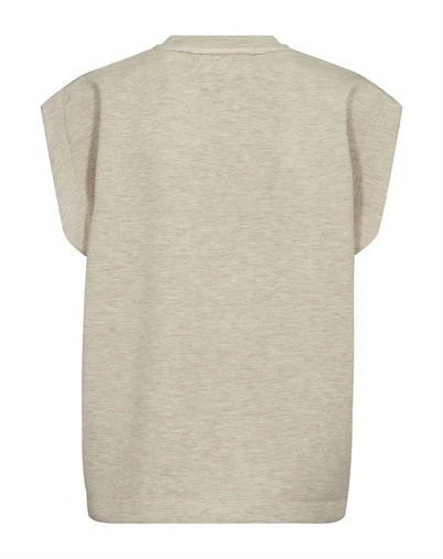 Mos Mosh - MMNamara O-SL Sweatshirt - Sesame 